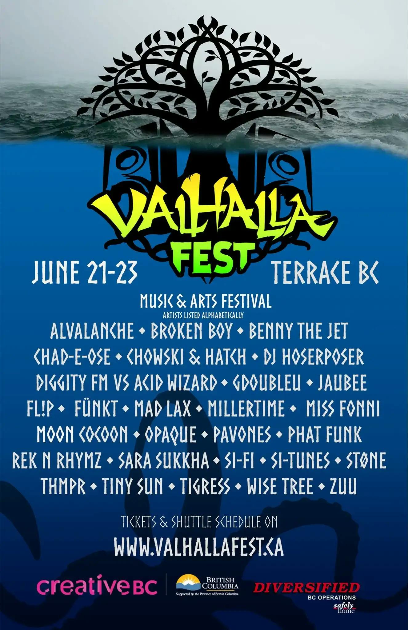 ValhallaFest Lineups for 2019